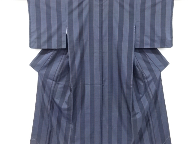 S STRONG SHOOP MOHAIR SHIRT BROWN-未着用縞織本場大島紬